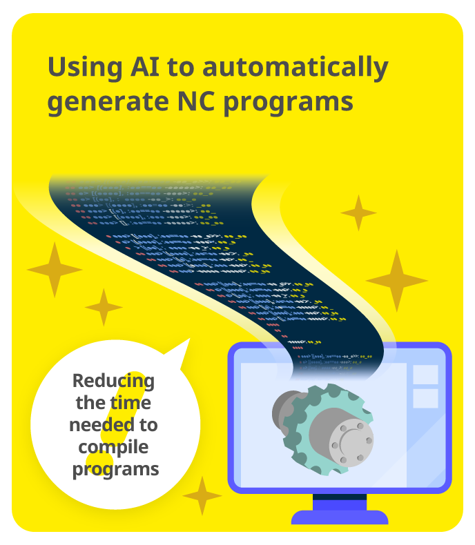 Using AI to automatically generate NC programs